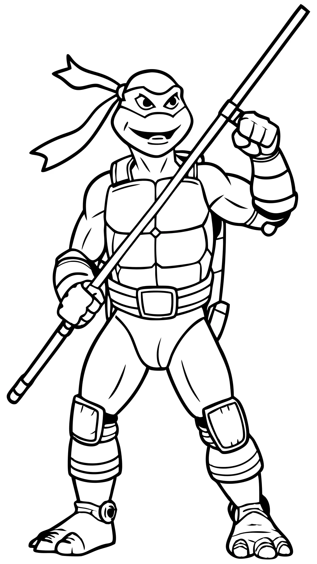 teenage mutant ninja turtles donatello coloring pages